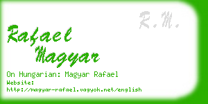 rafael magyar business card